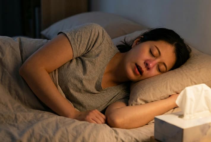 Sleep With Blocked Nose